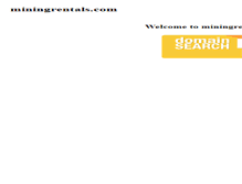 Tablet Screenshot of miningrentals.com